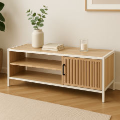 TV stolík s policami 116x33x45 cm