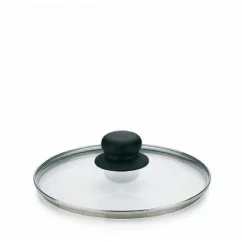 Poklice CALLISTO 20cm, skleněná, bakelitový úchyt
