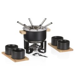 Fondue sada Gunten nerez čierna 19,0 cm 20,0 cm 1,6 l Fondue sada Gunten nerez čierna 19,0 cm 20,0 cm 1,6 l