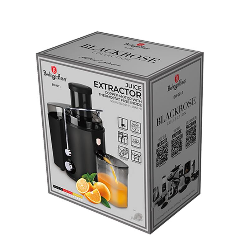 Odšťavovač 500 W Black Rose Collection