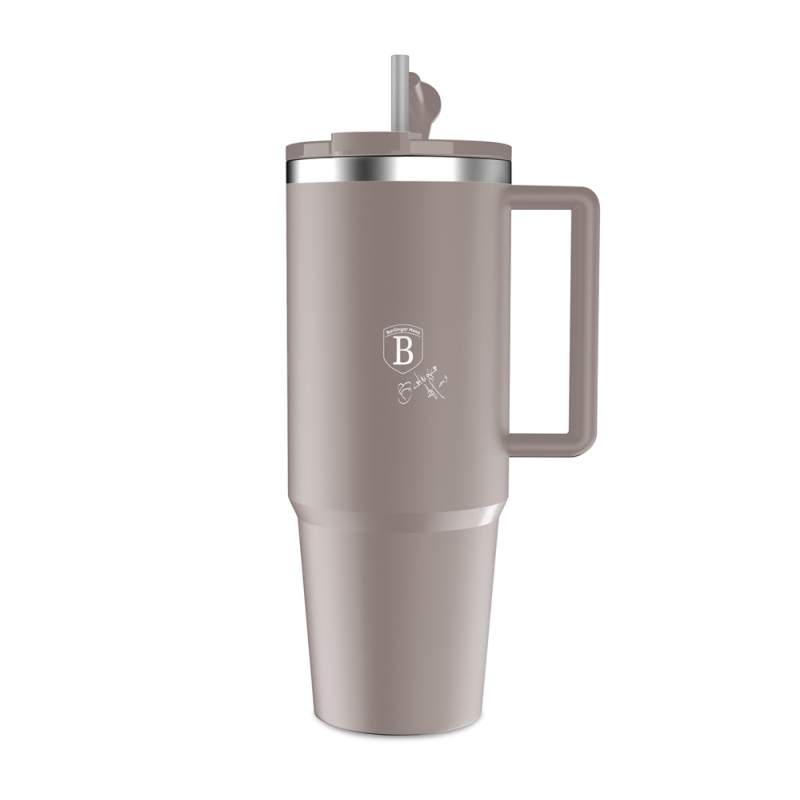 Termohrnek s dvojitou stěnou BerlingerCup 1 l Taupe Collection
