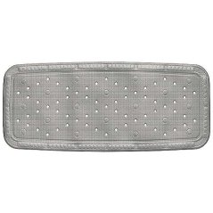 Vanová podložka KRETA PVC šedá 92x36cm