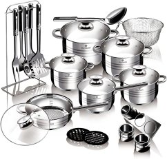 Súprava riadu nerez 27 ks Jumbo Gourmet Line