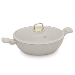 Tigaie cu suprafata din titan si capac 30 cm Sahara Collection