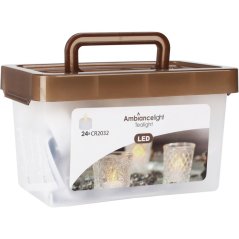 LED čajová svíčka sada 24 ks LED čajová svíčka sada 24 ks