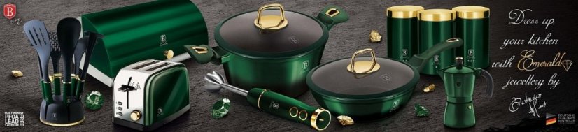 Sada pánví s titanovým povrchem 3 ks Emerald Collection