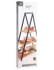 Etažér třípatrový Pyramida dřevěný Etažér třípatrový Pyramida dřevěný