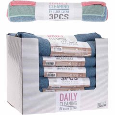 Utěrka z mikrovlákna sada 3 ks 30 x 30 cm