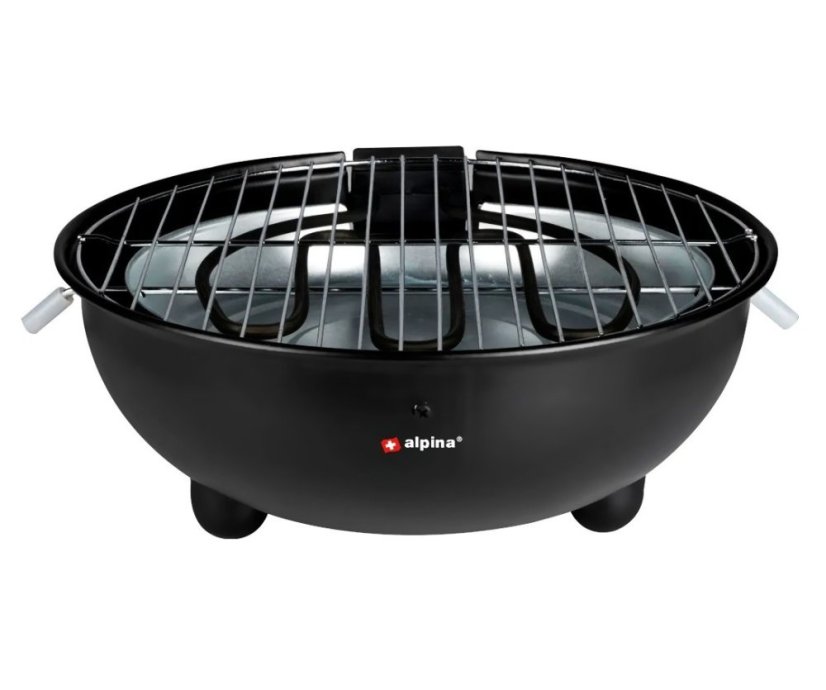 Stolní elektrický gril kulatý 1250W