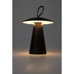 Lampă LED de masă reîncărcabilă neagră