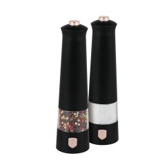Mlýnek na pepř a sůl elektrický sada 2 ks Black Rose Collection Mlýnek na pepř a sůl elektrický sada 2 ks Black Rose Collection