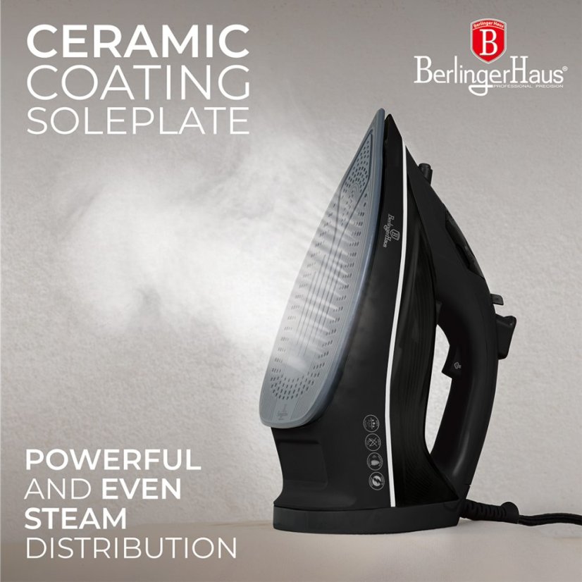 Parová žehlička 2200 W z kolekcie Matte Black