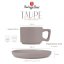 Sada hrnků na espresso s podšálkem 8 ks 100 ml Taupe Collection
