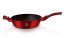 Pánev hluboká s mramorovým povrchem a poklicí 28 cm Burgundy Metallic Line