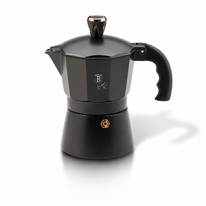 Konvice na espresso 3 šálky Black Rose Collection