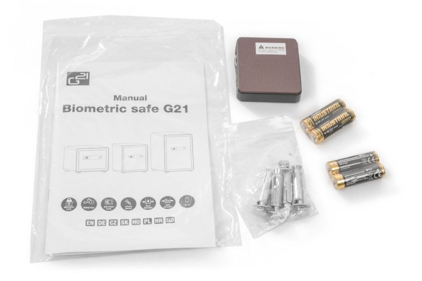 G21 trezor na odtlačky prstov 420 x 600 x 380 mm