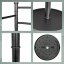 Držák na ručníky Swing lakovaná nerez, černý 85,5 x 28,5
