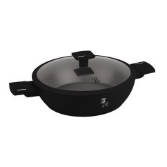 Pánev hluboká s titanovým povrchem a poklicí 28 cm Matte Black Collection Pánev hluboká s titanovým povrchem a poklicí 28 cm Matte Black Collection