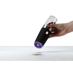 Mlýnek na pepř a sůl s gravitačním mechanismem sada 2 ks Black Rose Collection