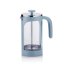 Konvice na čaj a kávu frenchpress kouřově modrá 1l Konvice na čaj a kávu frenchpress kouřově modrá 1l