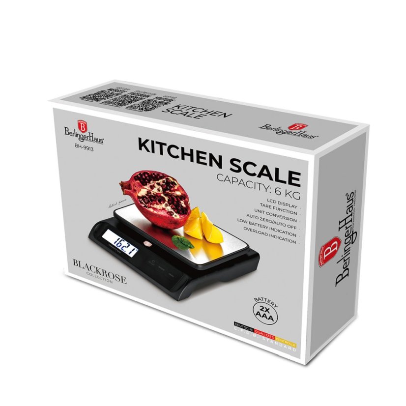 Kuchyňská váha digitální 6 kg Black Rose Collection