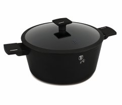 Kastrol s titanovým povrchem a poklicí 30 cm Matte Black Collection Kastrol s titanovým povrchem a poklicí 30 cm Matte Black Collection