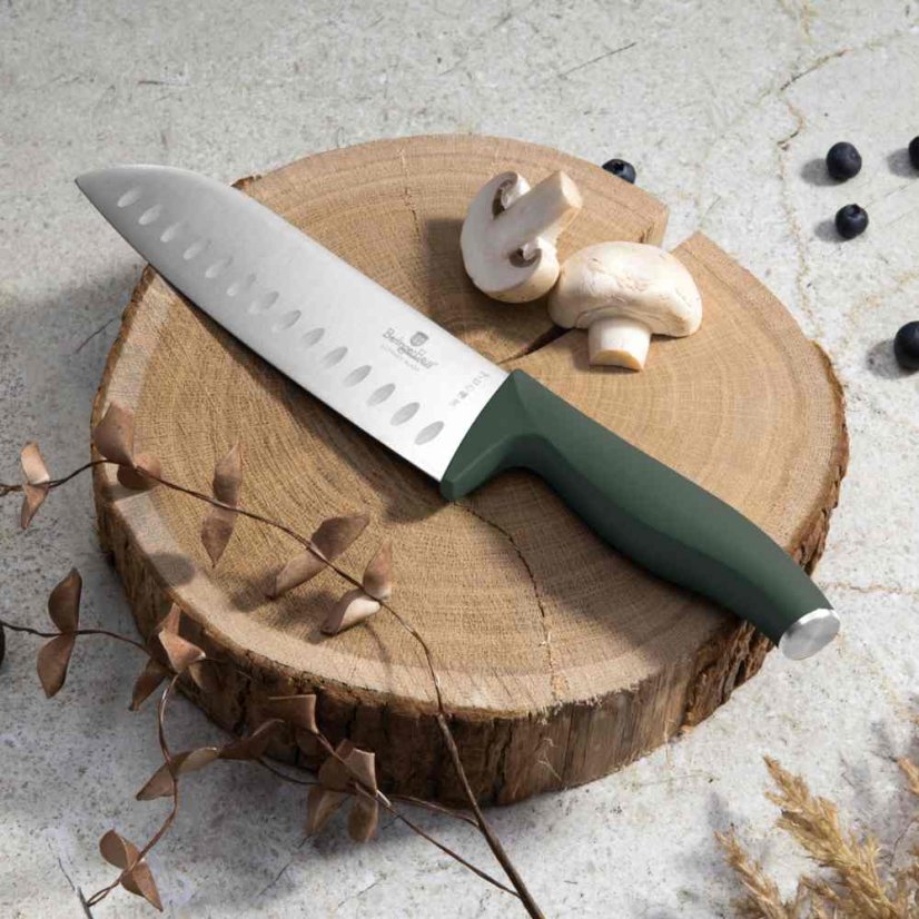 Sada 4 nerezových nožov z kolekcie Matte Green