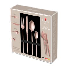 Sada příborů 24 ks satén Rosegold Metallic Line 