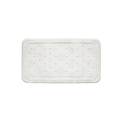 Vanová podložka KRETA PVC bílá 72x36cm