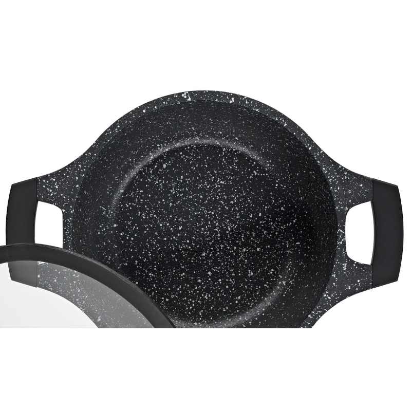 Kastrol s nepřilnavým povrchem a poklicí STELLA NOVA 20 cm