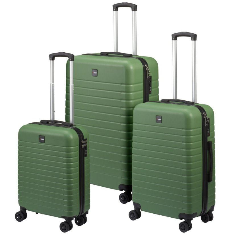 Sada cestovných kufríkov 3ks zelená