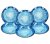Dezertné taniere súprava 6 ks porcelán 19 cm OCEAN