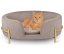 Canapea din catifea pentru pisica si caine 60x40x23cm