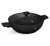 Pánev WOK s titanovým povrchem a poklicí 30 cm Matte Black Collection