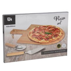 Doštička na pizzu sada 3 ks