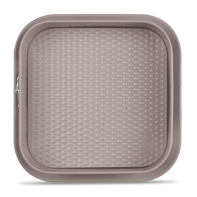 Forma na dort s titanovým povrchem 28x28 cm Taupe Collection