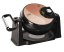 Aparat rotativ pentru vafe pentru 4 vafe cu suport Rosegold Metallic Line