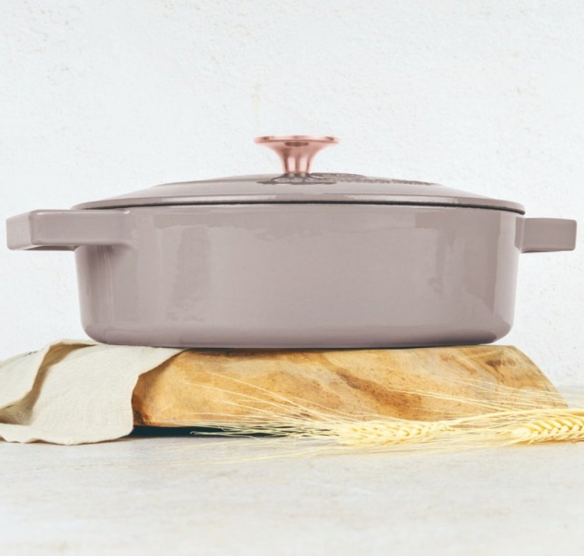 Pekáč litinový s poklicí 26 cm Taupe Collection