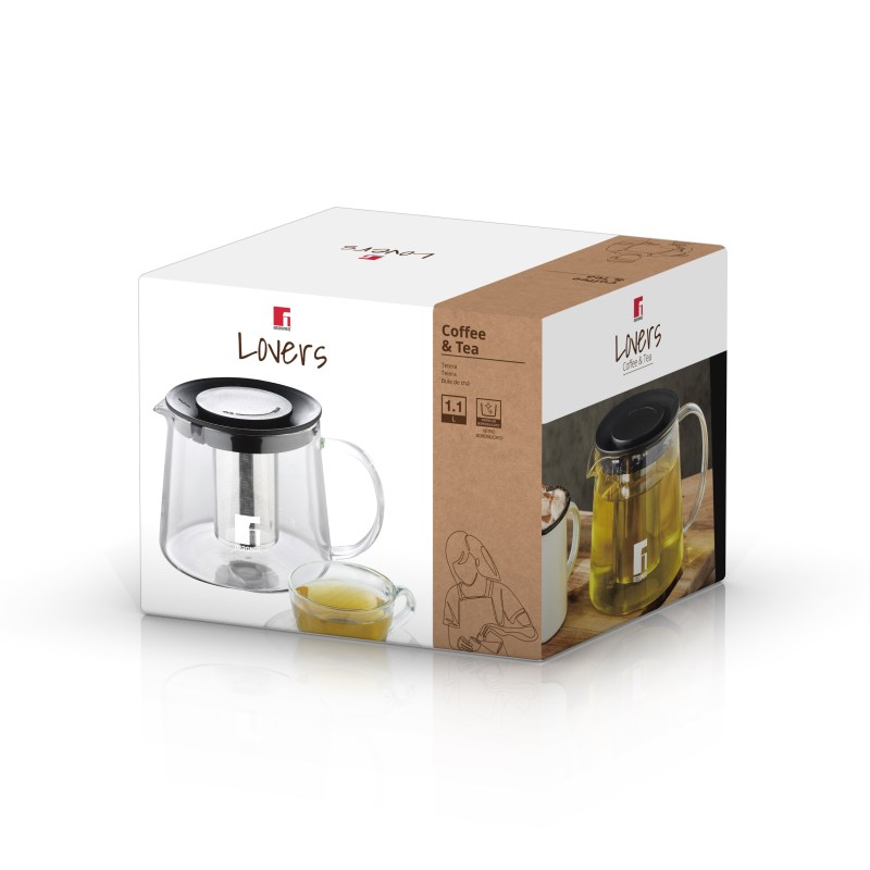 Ceainic 1,1 l sticla borosilicata