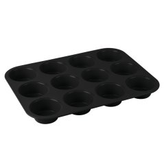 Forma na muffiny 12 ks Matte Black Collection