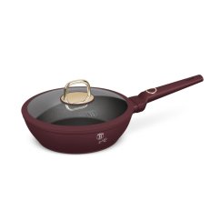 Pánev hluboká s titanovým povrchem a poklicí 24 cm Leonardo Collection