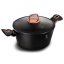 Kastrol s poklicí s mramorovým povrchem 24 cm Black Rose Collection