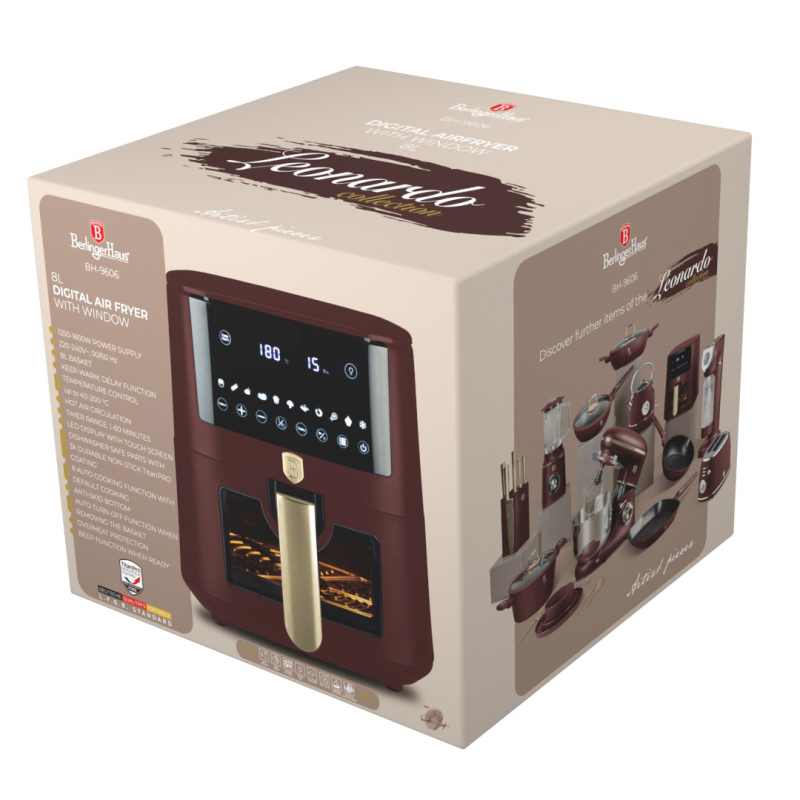 8 l friteuză cu aer cald Matte Leonardo Collection