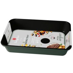 Plech na pečení hluboký s titanovým povrchem 40 x 28 cm Matte Green Collection