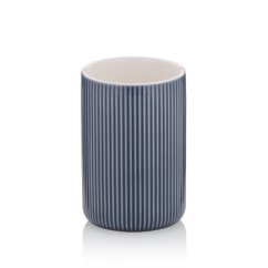 Cana ceramica Ava, albastru fumuriu, 10,5 cm, 7,5 cm