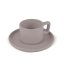 Sada hrnků na espresso s podšálkem 8 ks 100 ml Taupe Collection