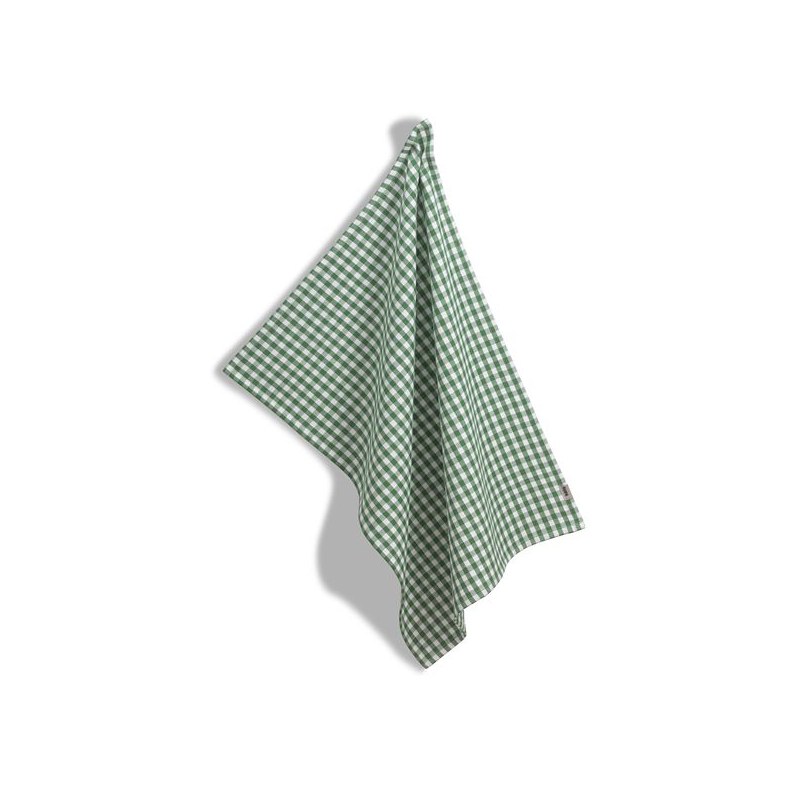 Utěrka Cora 100% bavlna světle zelená/zelená kostkovaná 70,0x50,0cm