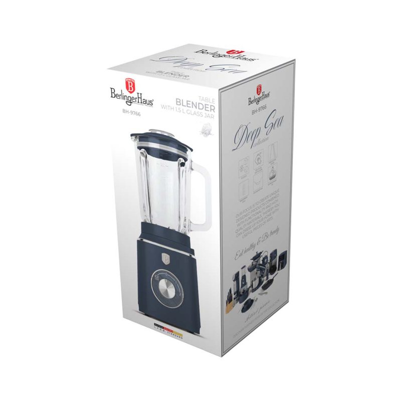 Blender de masă cu recipient de sticlă 1,5 l 1000 W Colecția Deep Sea