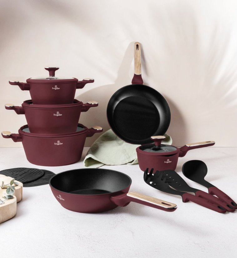 Sada nádobí s titanovým povrchem 15 ks Leonardo Nordic Collection