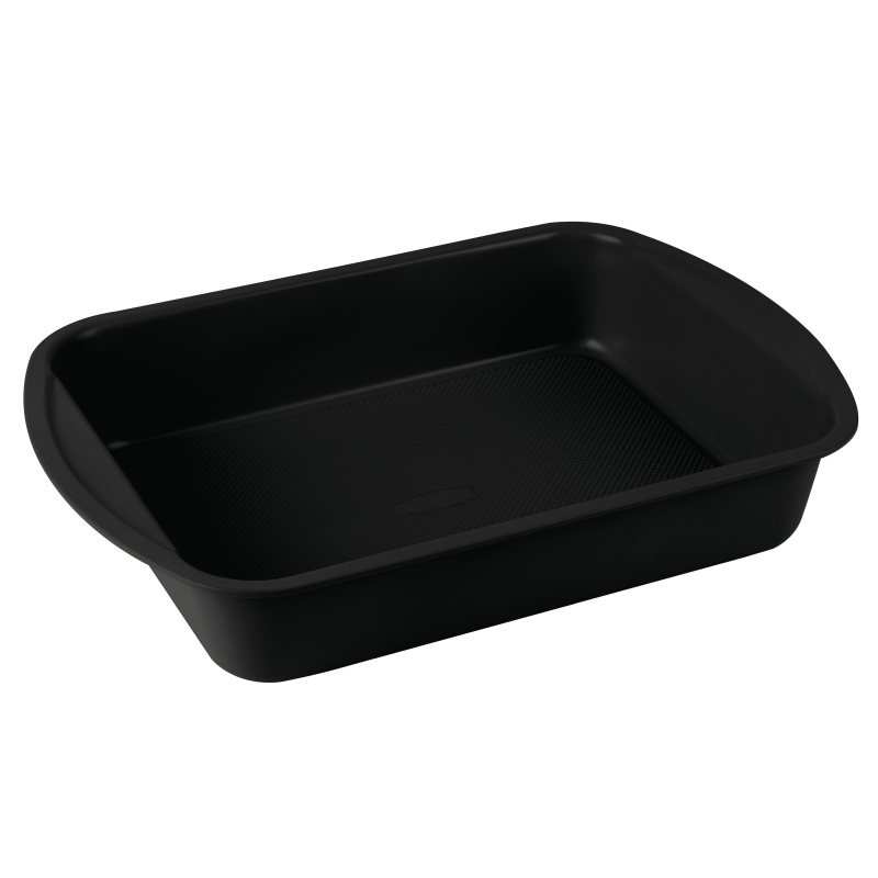 Bandeja de horno con superficie de titanio 40 x 28,5 cm, Colección Negro Mate